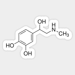 Epinephrine Molecule Sticker